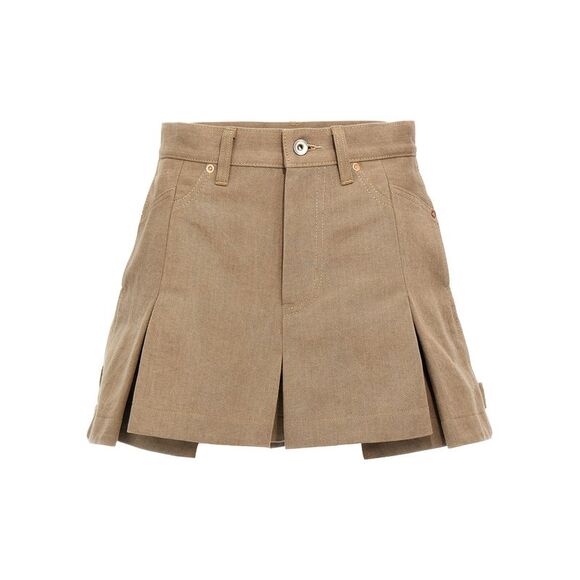 Sacai Women Canvas Shorts - Picture 1 of 4